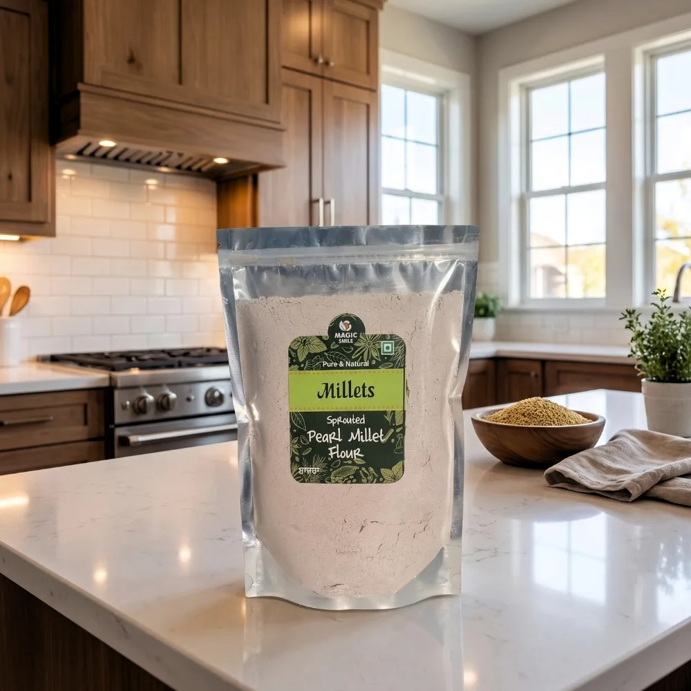 Sprouted Pearl Millet (Bajra) Flour - 500g, photo 2